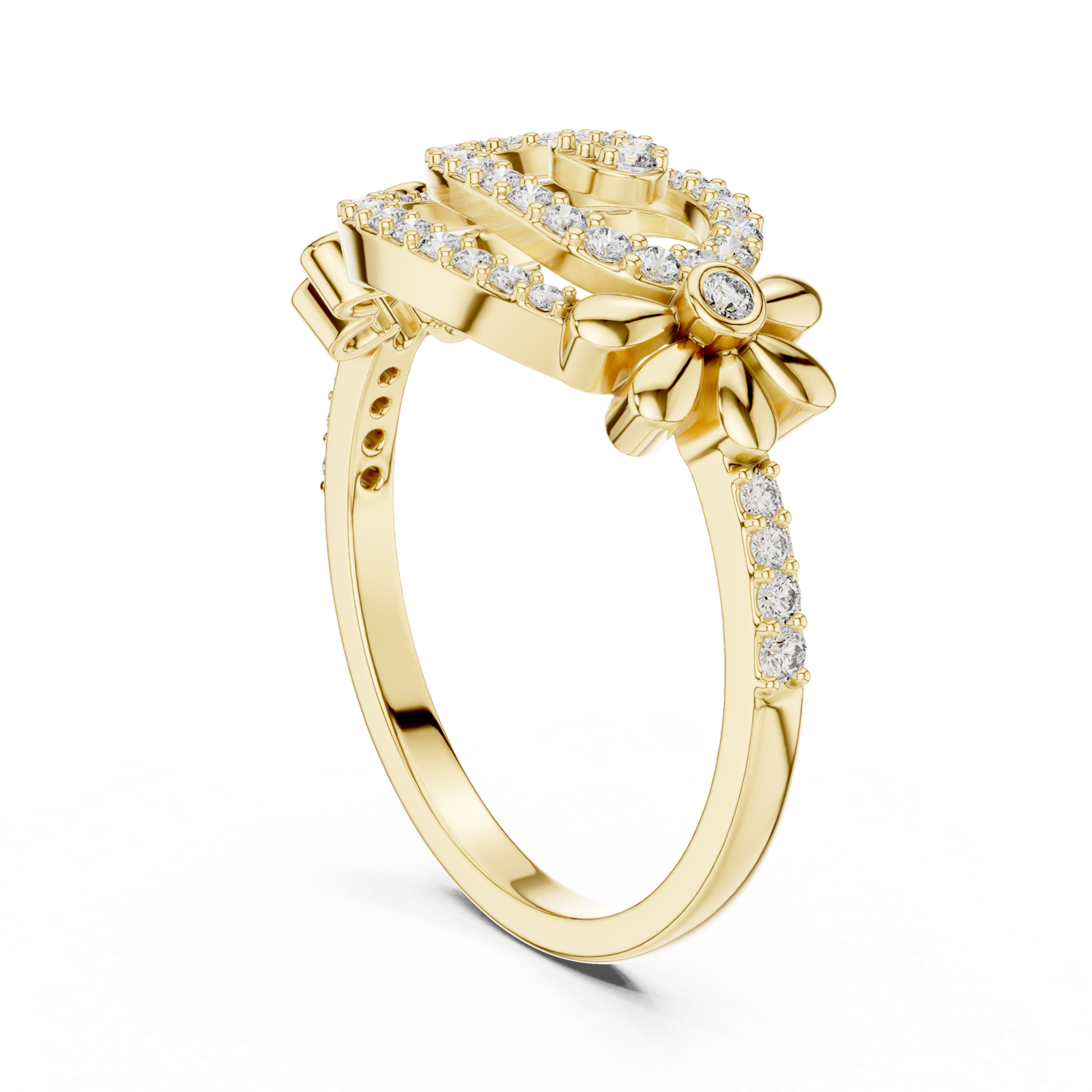 Gold Ring LR-01 (59), Yellow Gold