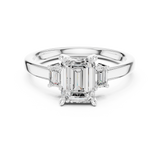 Gold Ring DDLR-868, White Gold, view 4