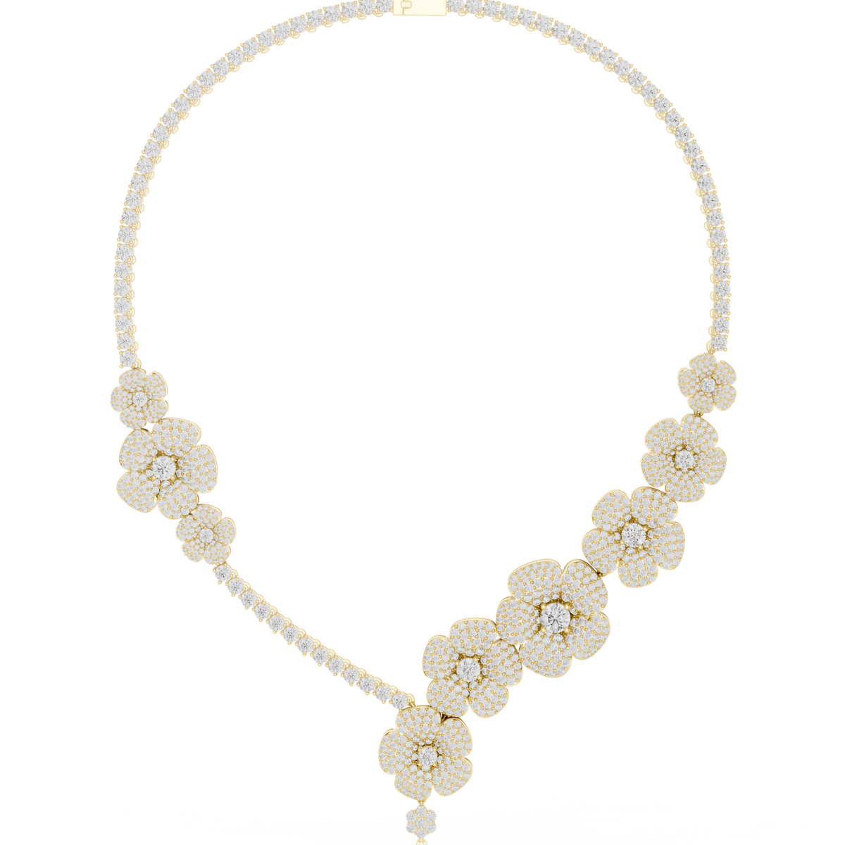 Gold Necklace SBWN (11), Yellow Gold, view 4
