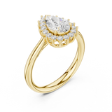 Gold Ring DDLR-699, Yellow Gold, view 2