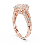 Gold Ring DDLR-758, Rose Gold, view 1