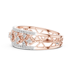 Gold Ring 12-10069@L, Rose Gold, view 3
