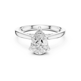 Gold Ring DDLR-987, White Gold, view 4