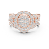Gold Ring DDLR-582, Rose Gold, view 4
