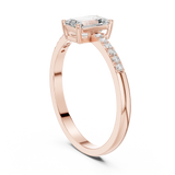 Gold Ring HLR-257, Rose Gold