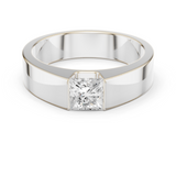 Gold Men's Ring GGR-0013, White Gold