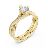 Gold Ring LR-0299, Yellow Gold, view 2