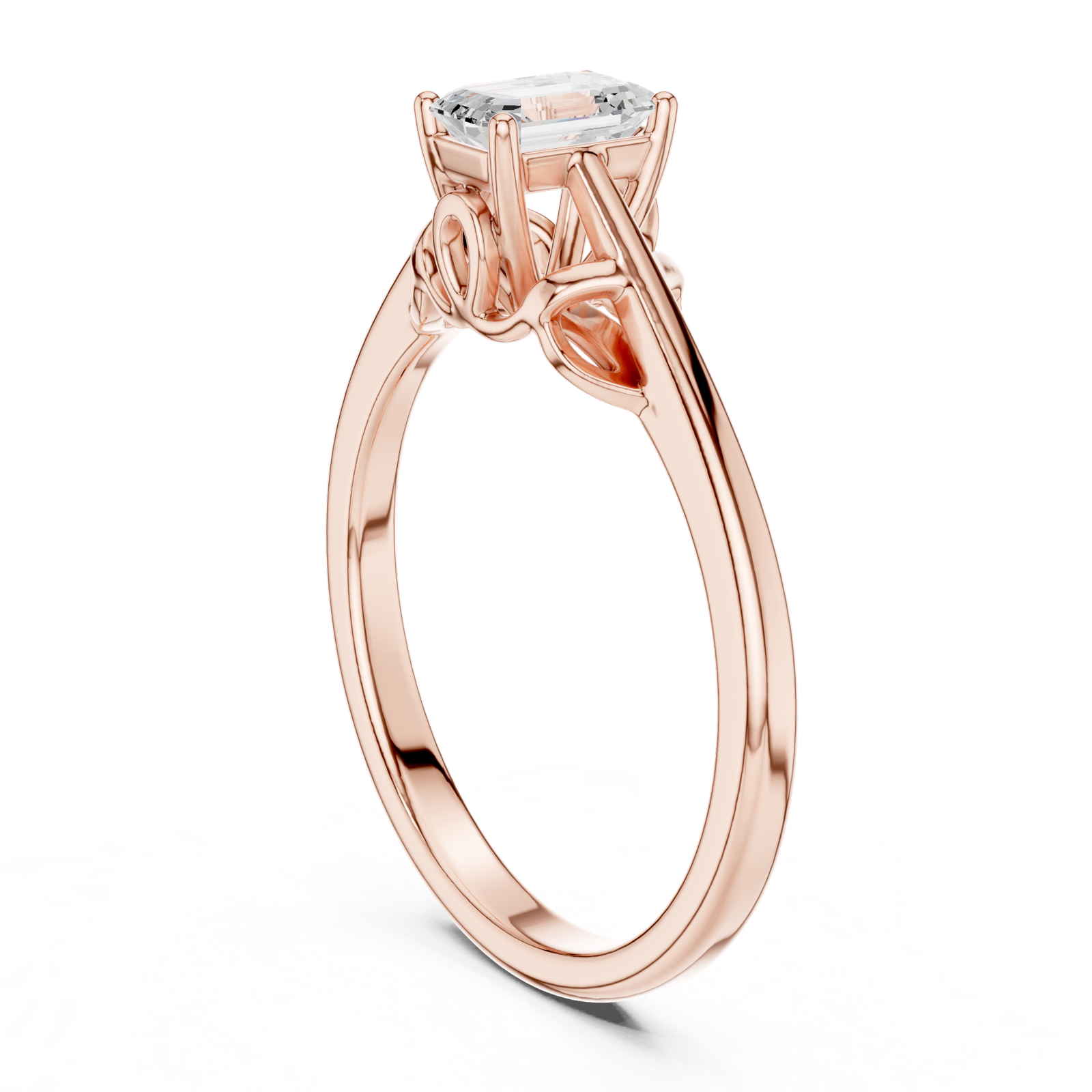 Gold Ring DDLR-483, Rose Gold