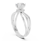 Gold Ring DDLR-771, White Gold, view 1
