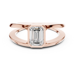 Gold Ring SBMR(42), Rose Gold, view 4