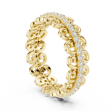 Gold Ring R34, Yellow Gold, view 1