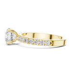 Gold Ring DDLR-1097, Yellow Gold, view 3