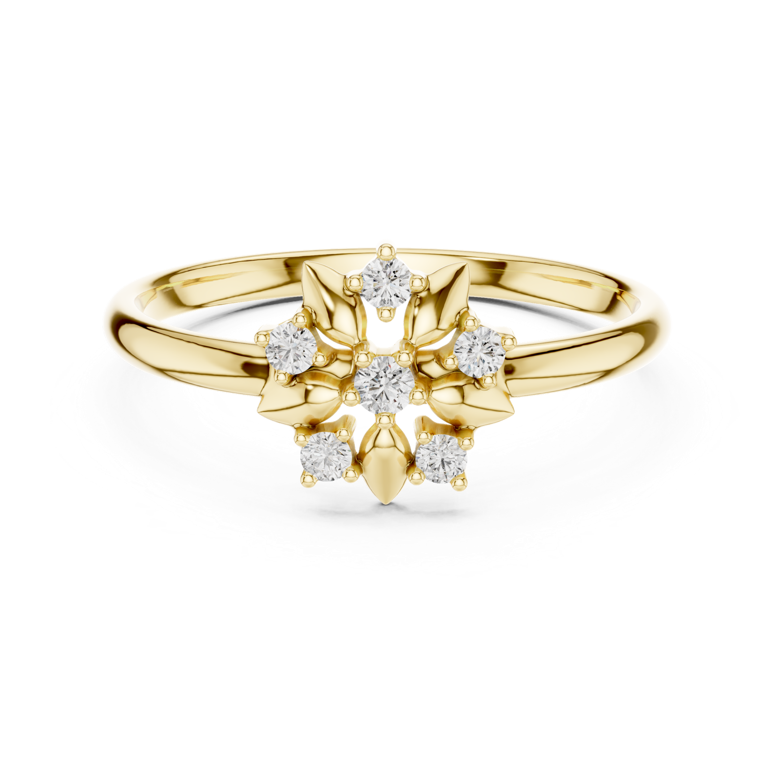 Gold Ring 1 (417), Yellow Gold, view 4
