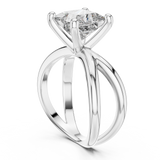 Gold Ring DDLR-051, White Gold