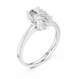 Gold Ring DDLR-446, White Gold, view 2