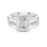 Gold Ring DDLR-303, White Gold, view 4