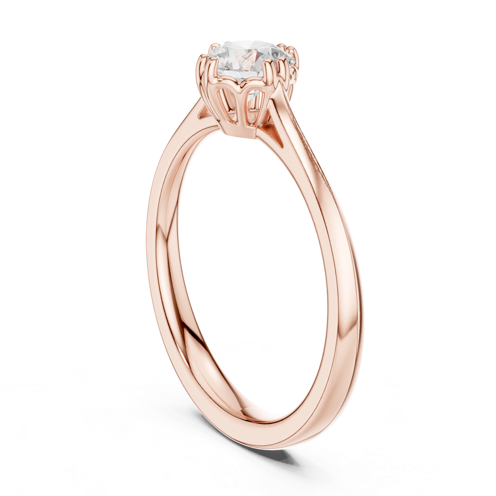 Gold Ring DDLR-554, Rose Gold