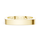14K Solid Gold Lab Diamond Solitaire Ring, Yellow Gold, view 3