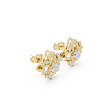 Gold Earrings ALJER-492, Yellow Gold