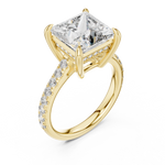 Gold Ring DDLR-250, Yellow Gold, view 2