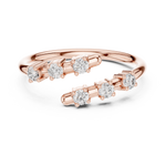 Gold Ring L28-15, Rose Gold, view 4