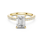 Gold Ring DDLR-1011, Yellow Gold, view 4