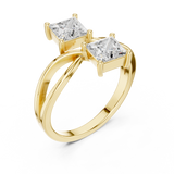 Gold Ring DDLR-470, Yellow Gold, view 2