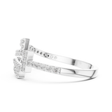 Gold Ring LR-01 (75), White Gold, view 3