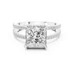 Gold Ring L03-1384, White Gold, view 4