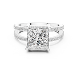 Gold Ring L03-1384, White Gold, view 4