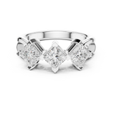 Gold Ring DDLR-488, White Gold, view 4