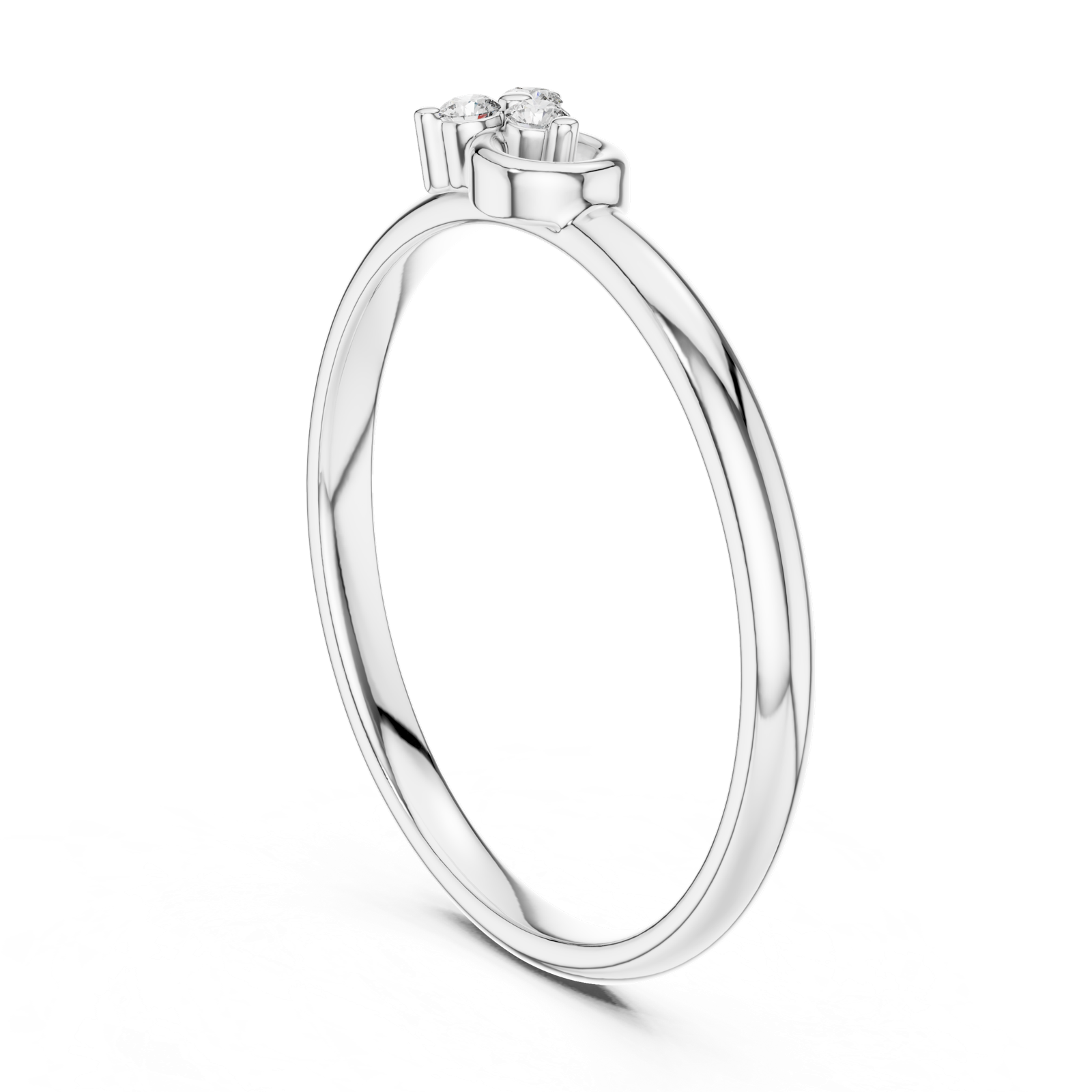 Gold Ring 1 (395), White Gold, view 1