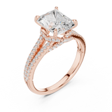 Gold Ring DDLR-252, Rose Gold, view 2