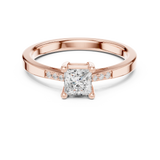 Gold Ring DDLR-491, Rose Gold, view 4