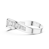 Gold Ring DDLR-009, White Gold, view 3