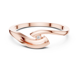 Gold Ring DDLR-811, Rose Gold, view 4
