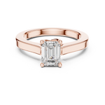 Gold Ring DDLR-1070, Rose Gold, view 4