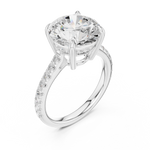 Gold Ring DDLR-1030, White Gold, view 2