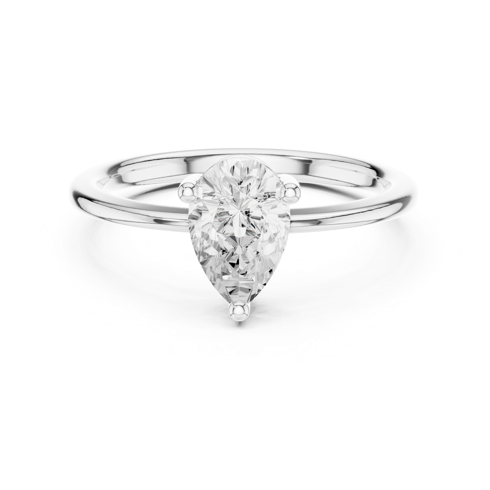 Gold Ring DDLR-500, White Gold, view 4