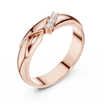 Gold Ring SBMR(19), Rose Gold, view 2