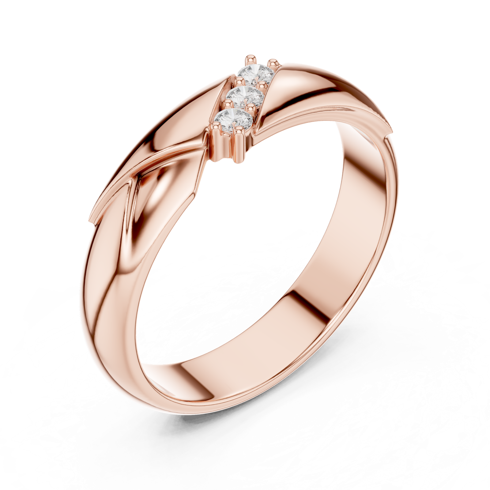 Gold Ring SBMR(19), Rose Gold, view 2