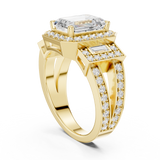 Gold Ring DDLR-1050, Yellow Gold, view 1