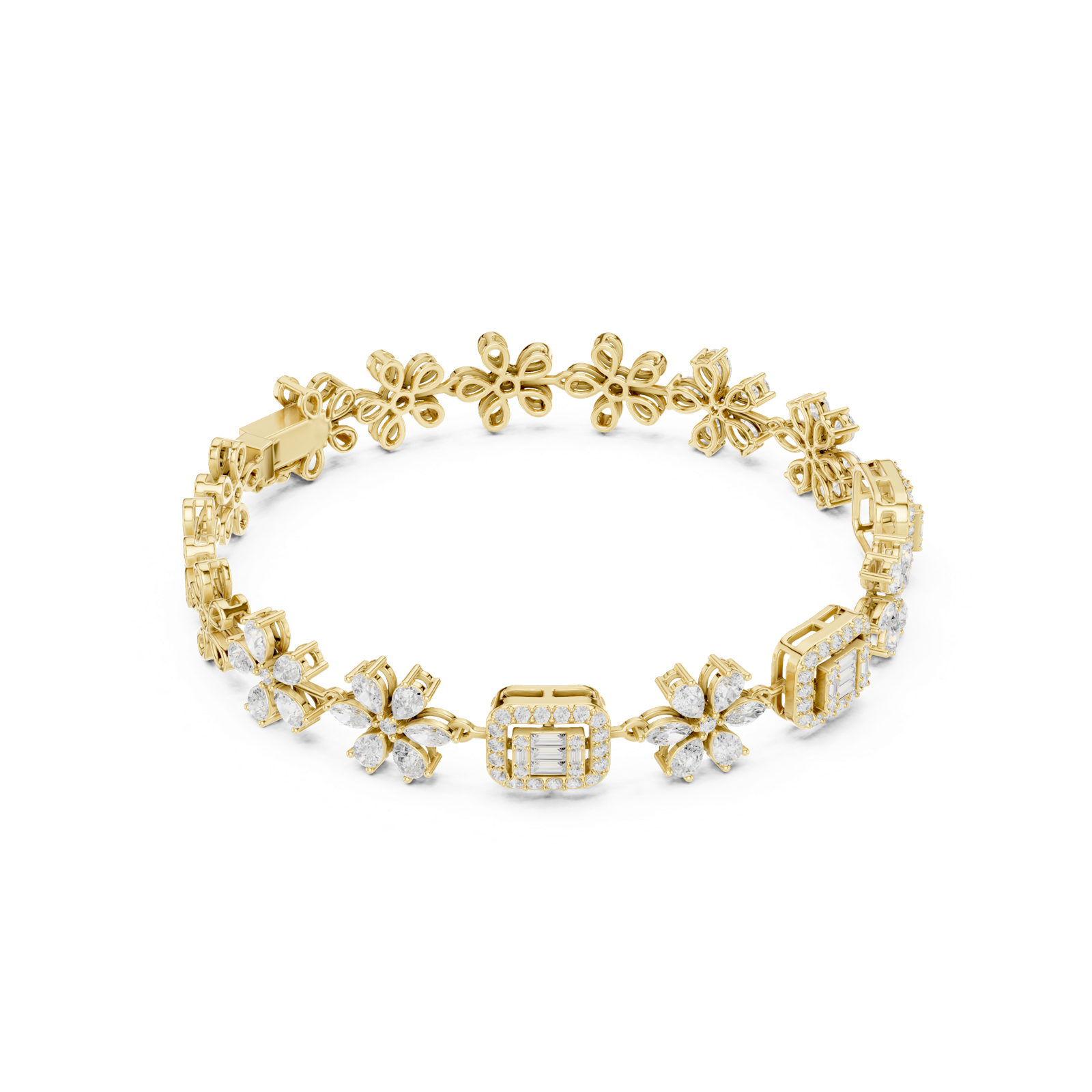 Gold Bracelet SBWB (43), Yellow Gold, view 1