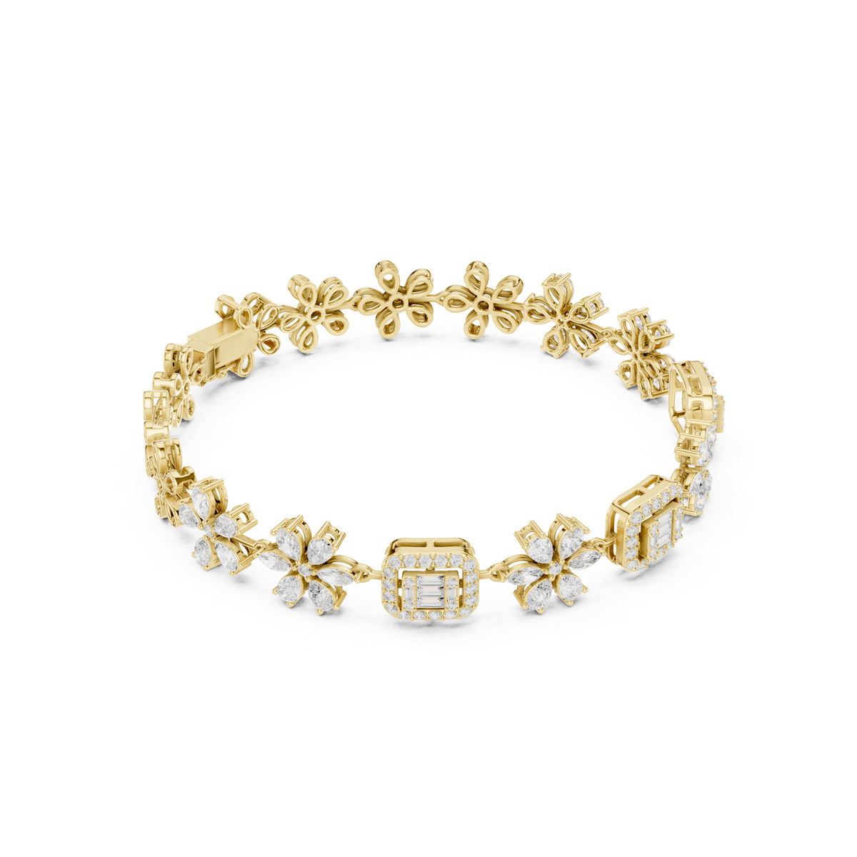 Gold Bracelet SBWB (43), Yellow Gold, view 1