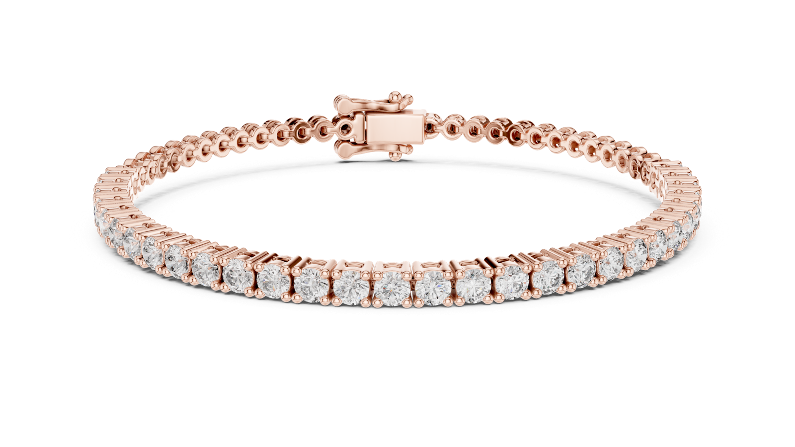 Gold Bracelet FBR0095-2.5-3, Rose Gold, view 4