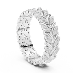 Gold Ring R35, White Gold, view 1