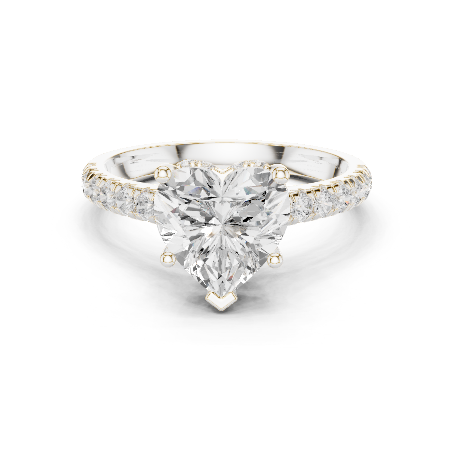 Gold Ring DDLR-258, White Gold