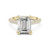 Gold Ring DDLR-954, Yellow Gold, view 4