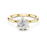 Gold Ring SBWR(18), Yellow Gold, view 4