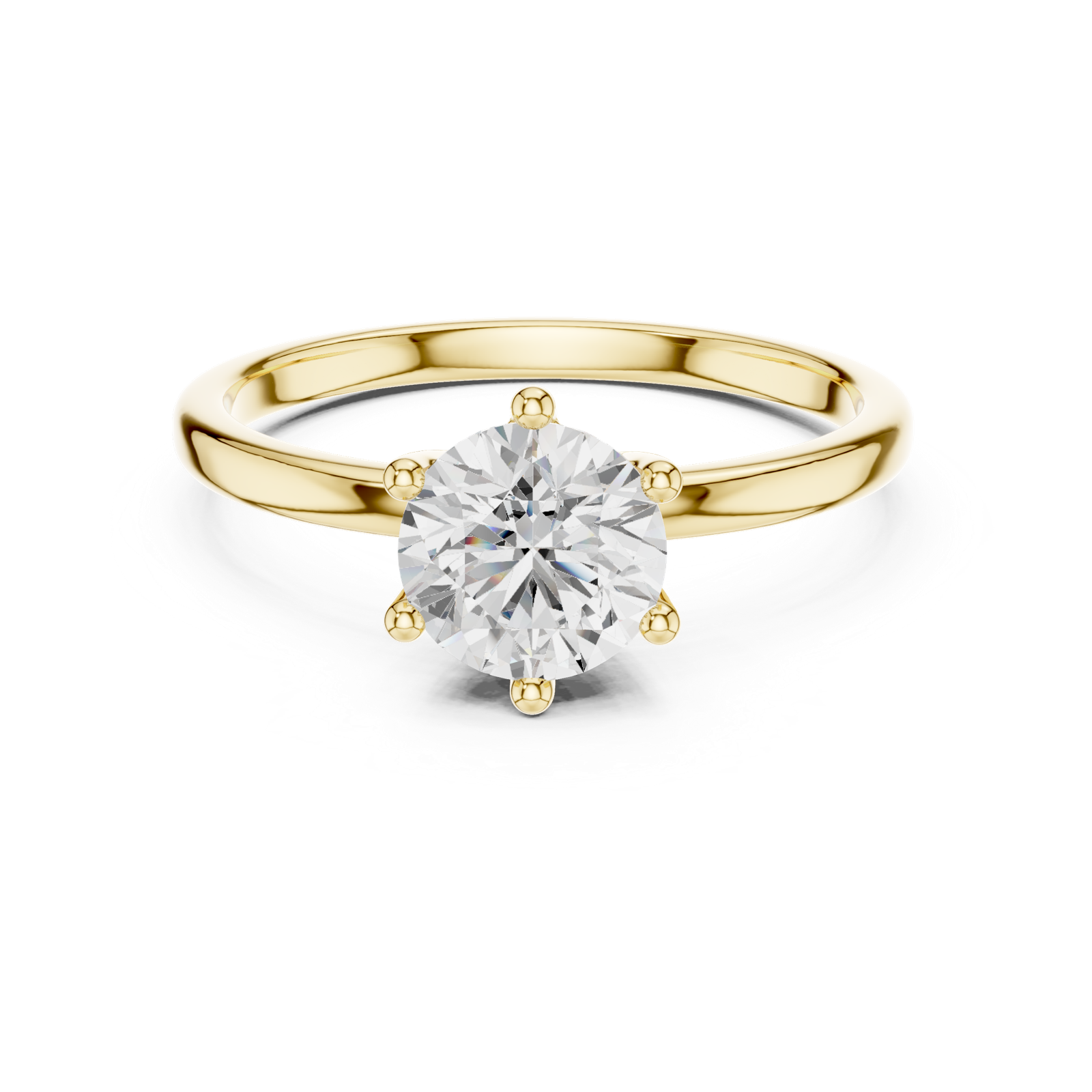 Gold Ring SBWR(18), Yellow Gold, view 4